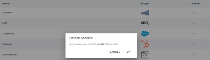 delete service